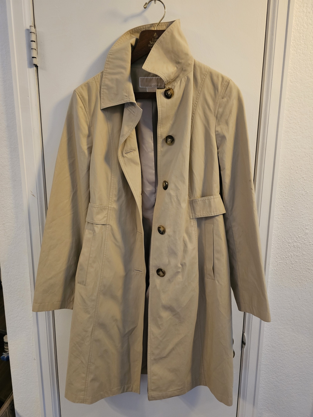 Michael Kors Light Beige Trench Coat
